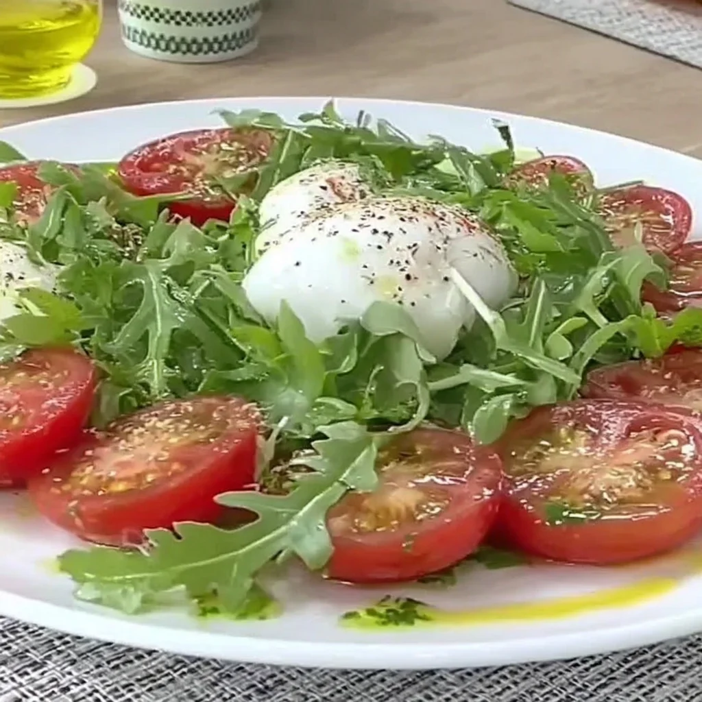 Ensalada de tomate y burrata