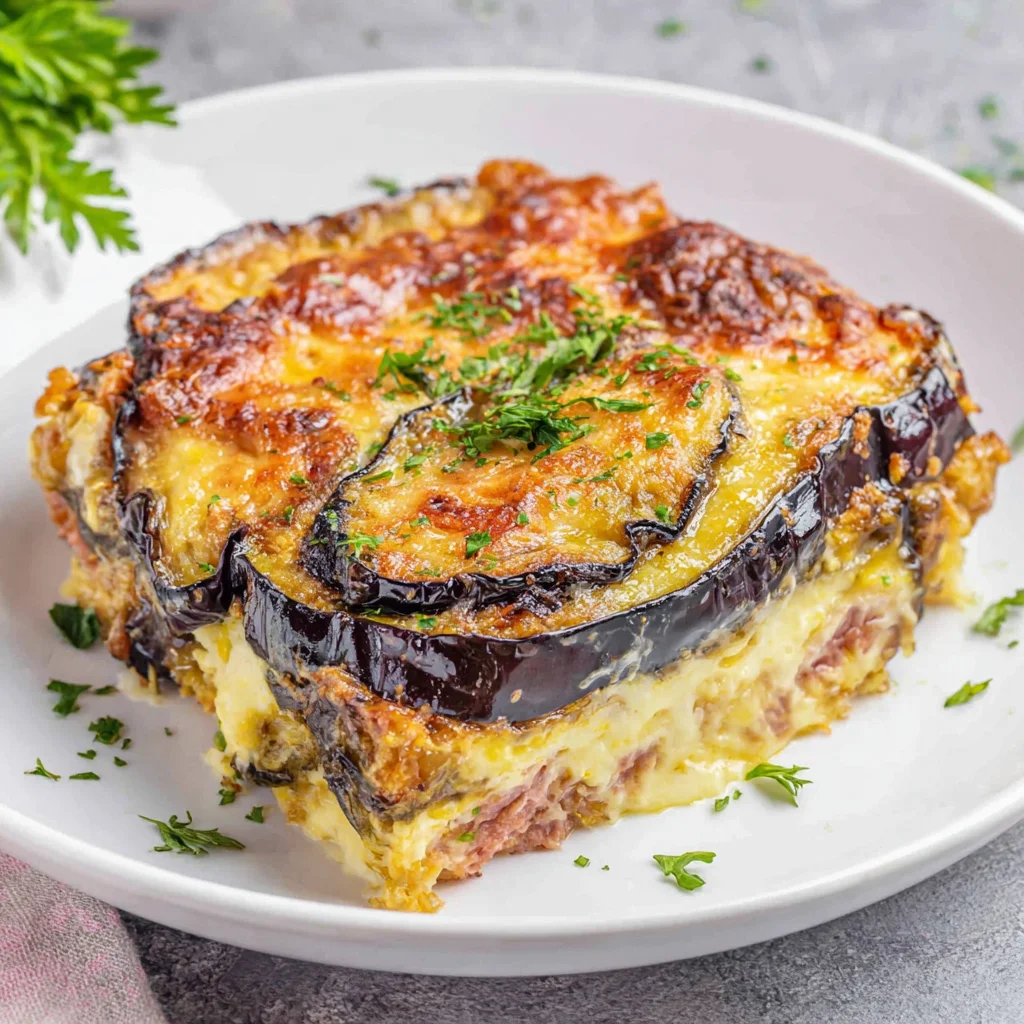 Pastel de berenjena