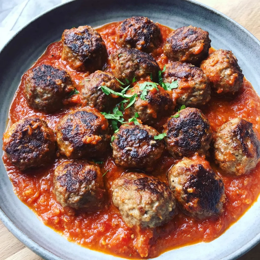 albondigas con tomate