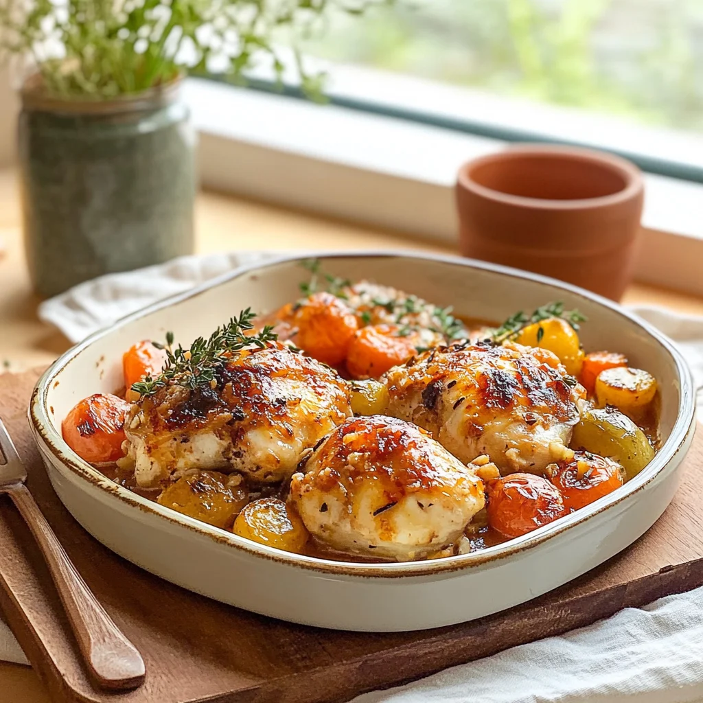 contramuslos de pollo al horno