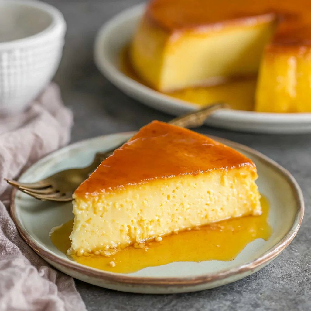 flan de queso