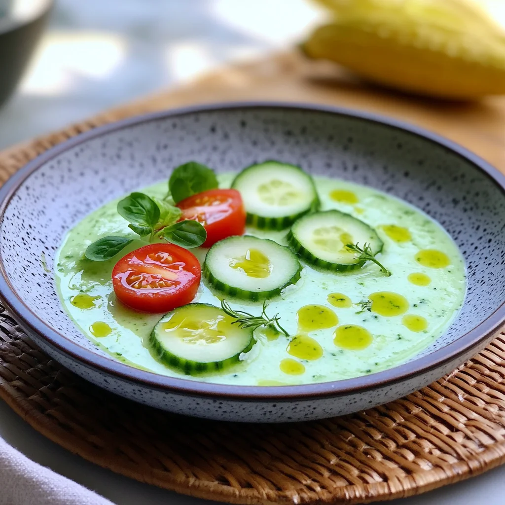 gazpacho de pepino​