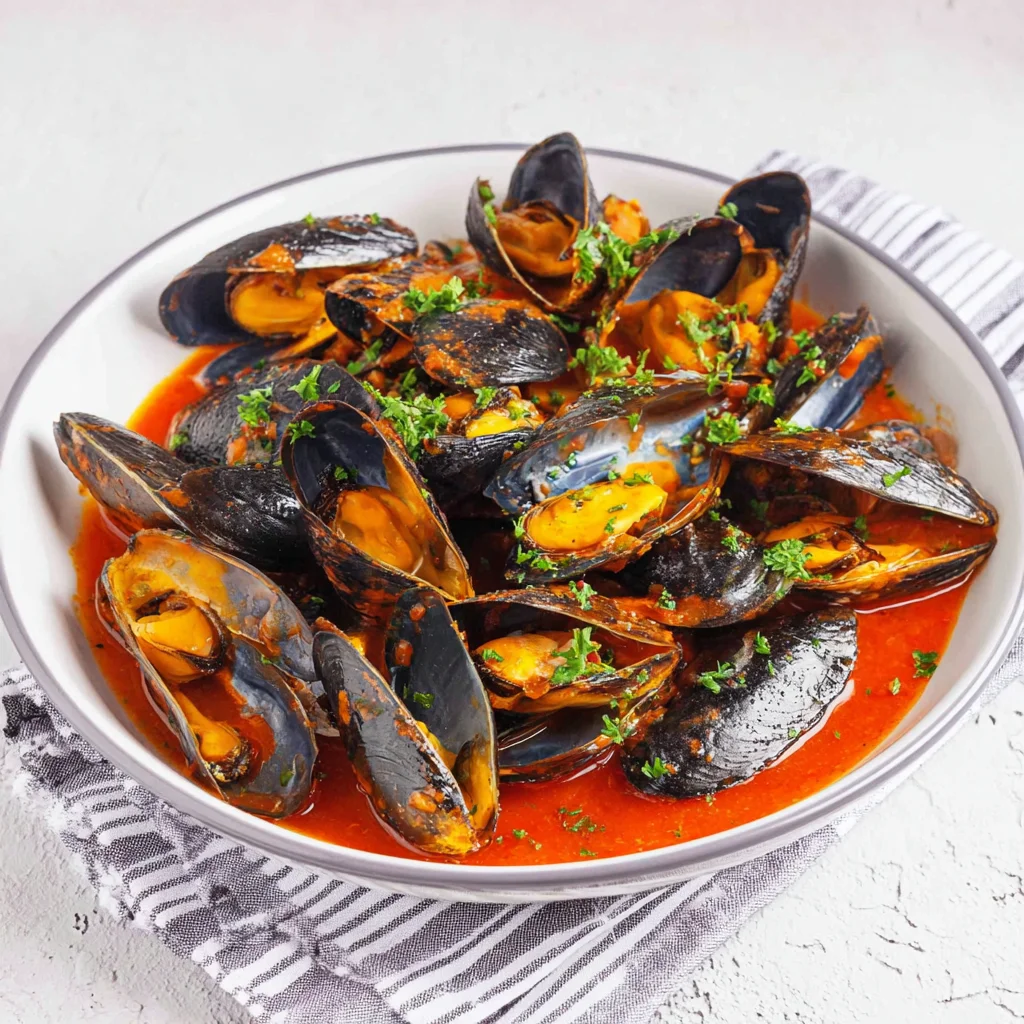 mejillones a la marinera