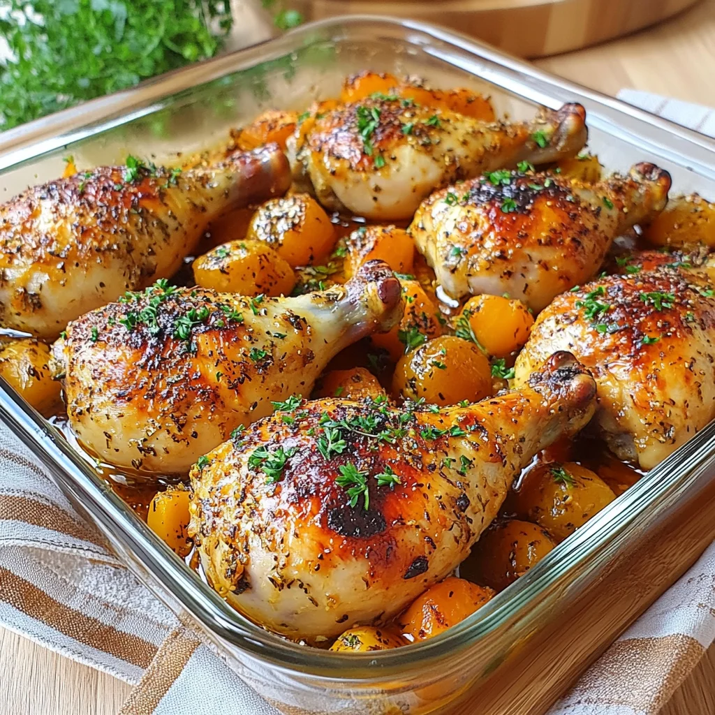 muslos de pollo al horno