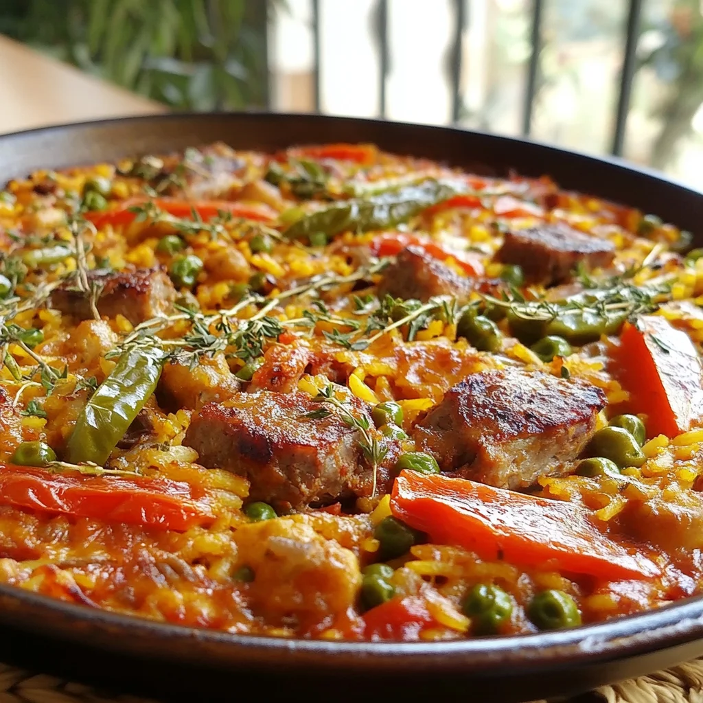paella de carne