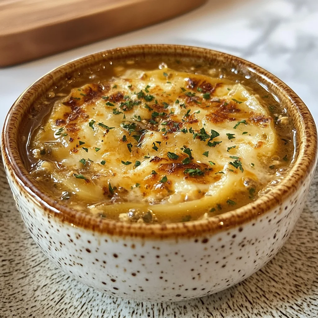 sopa de cebolla
