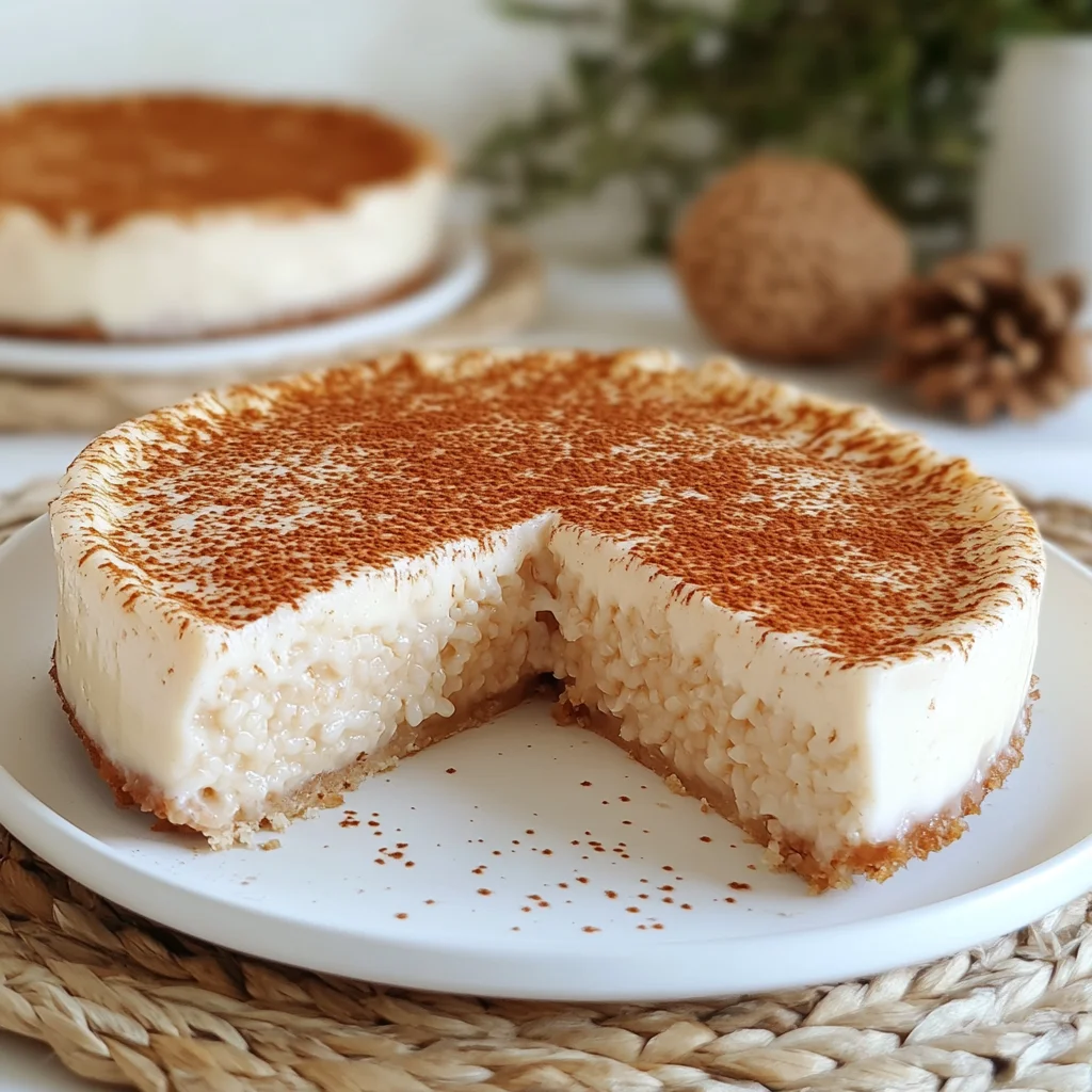 tarta de arroz con leche