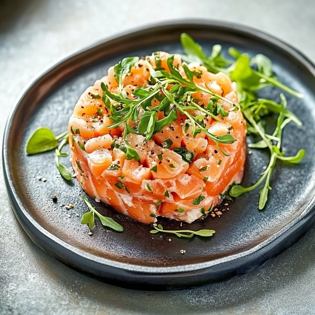 tartar de salmon