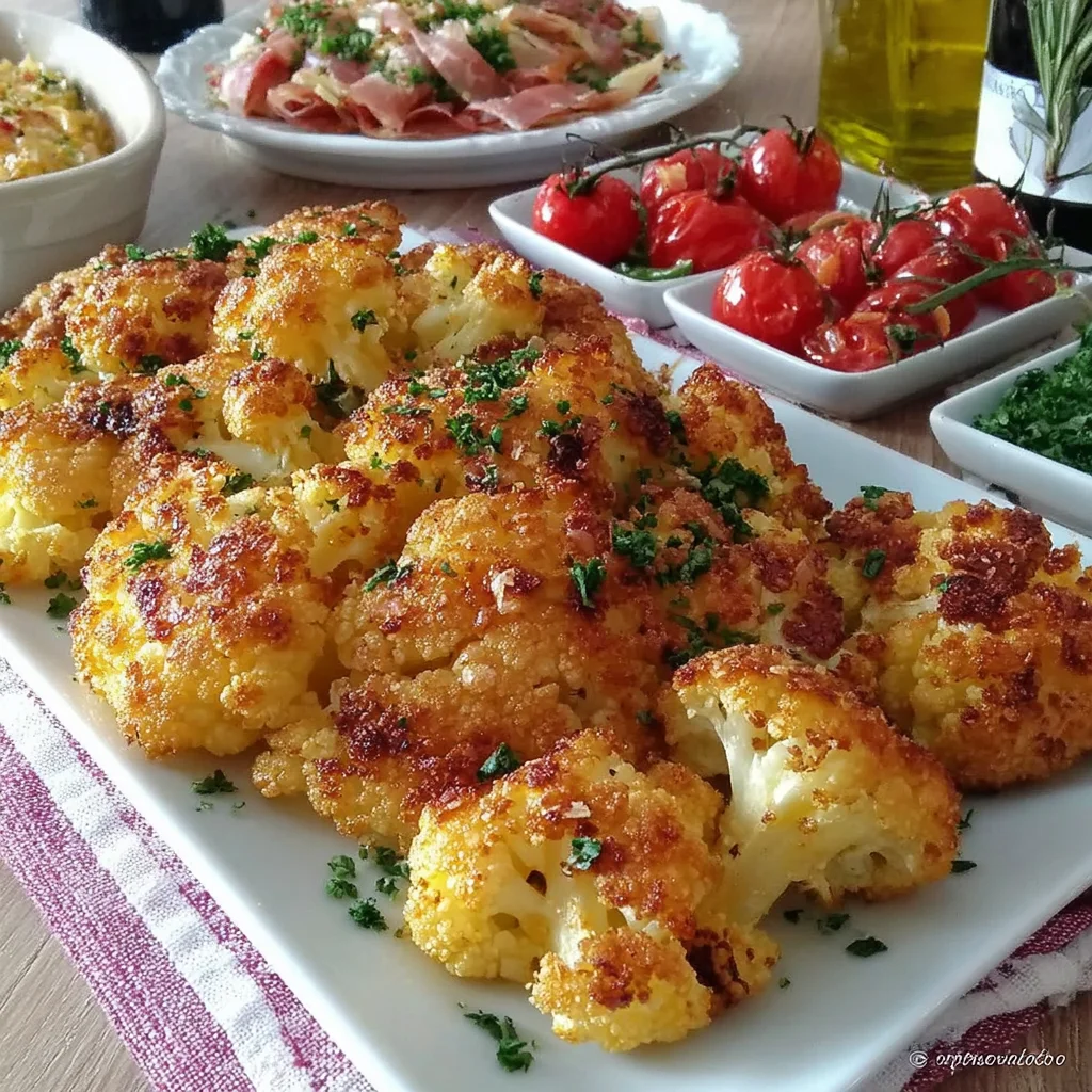 Coliflor al horno con especias
