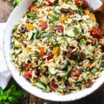 Ensalada de pasta orzo