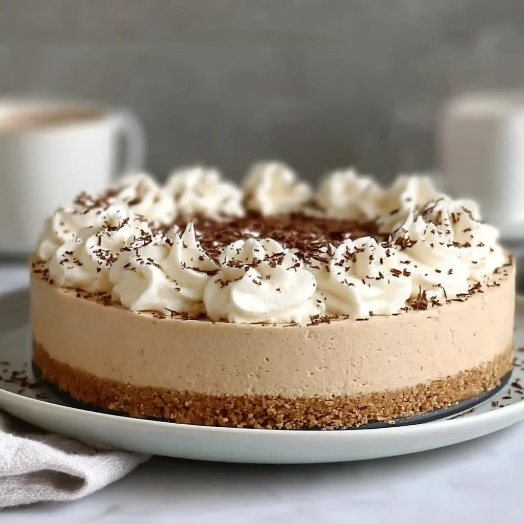 Tarta de Café Sin Horno