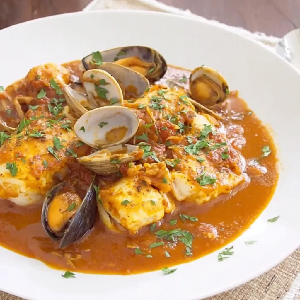 merluza a la marinera