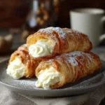 Canutillos de Hojaldre Rellenos de Crema