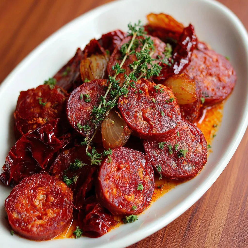 Chorizo a la sidra