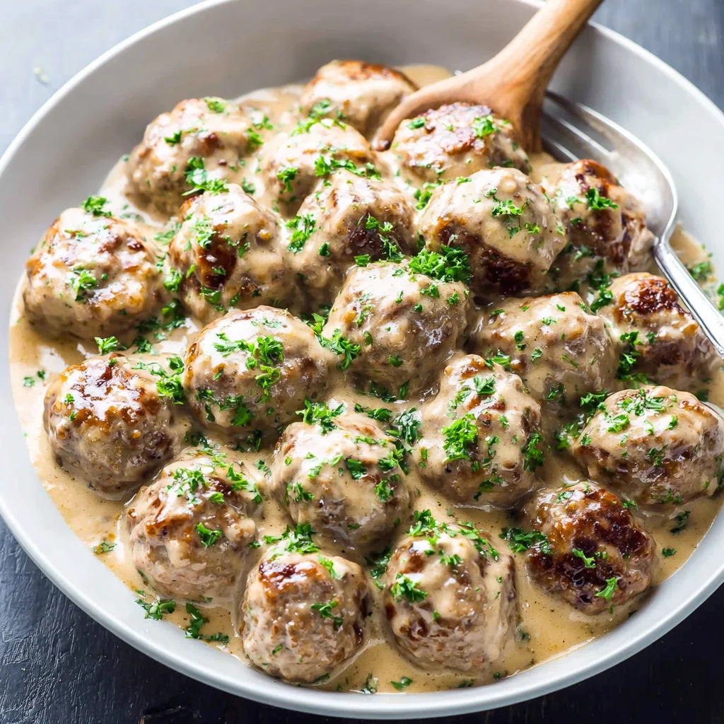 Crockpot Swedish Meatballs