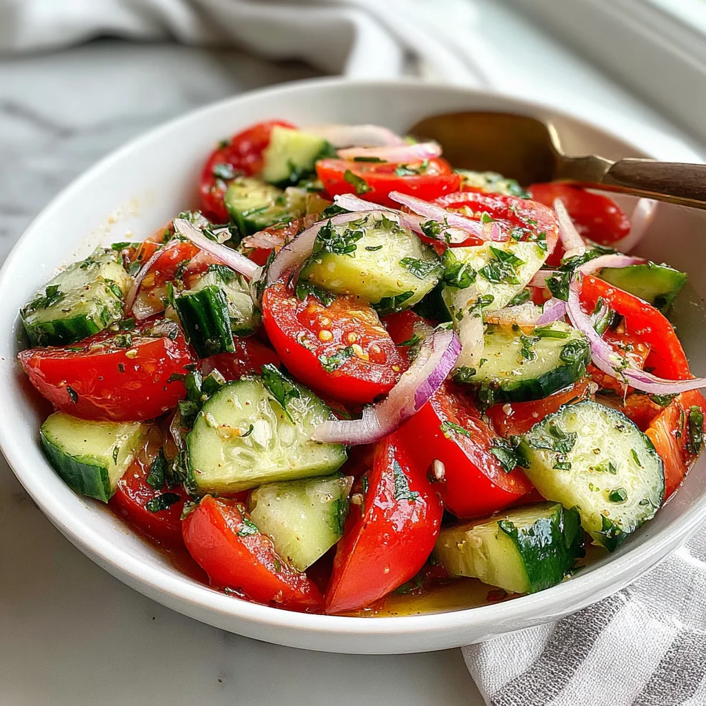 Cucumber Tomato Salad