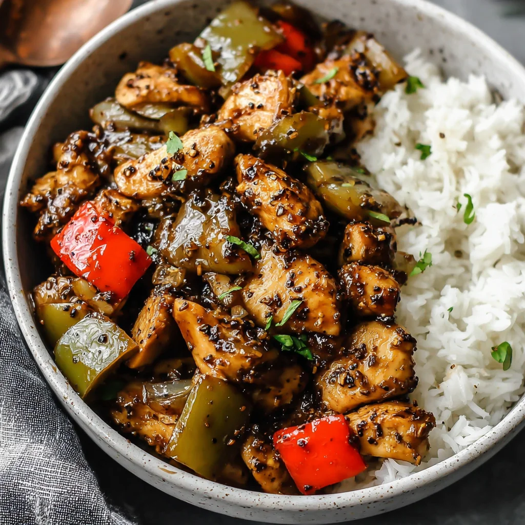 Easy Black Pepper Chicken