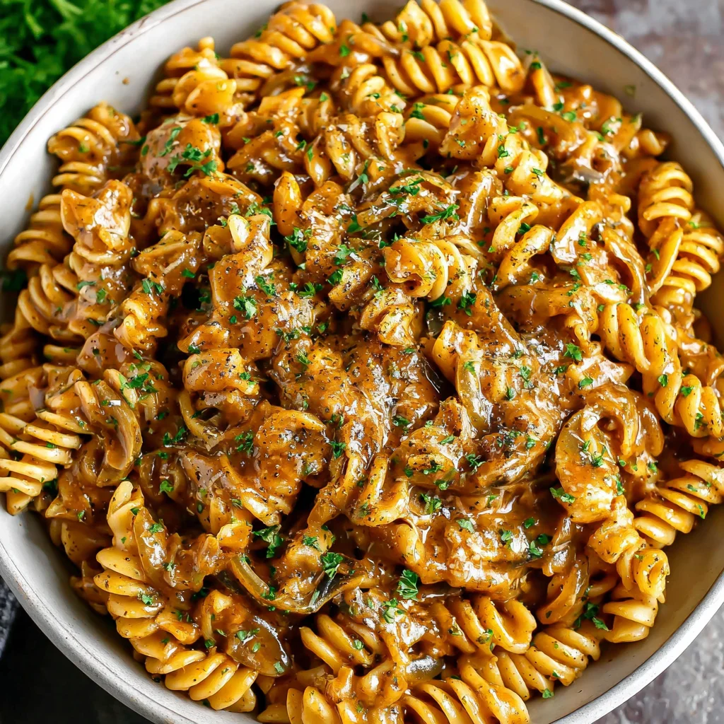 French Onion Pasta: A Rich and Savory Delight
