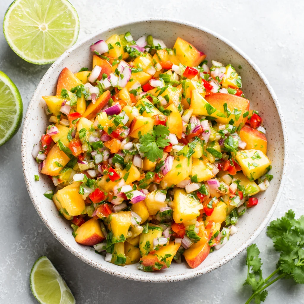 Fresh Peach Salsa