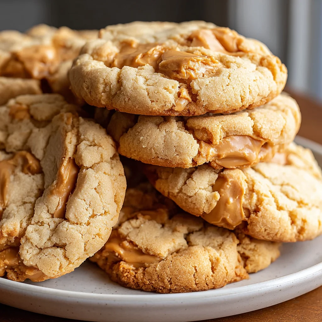 Galletas de Mantequilla de Maní Gruesas y Masticables