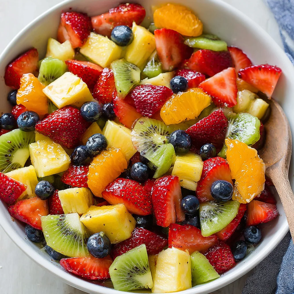 Honey Lime Rainbow Fruit Salad: A Vibrant & Refreshing Delight