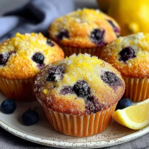 Lemon Blueberry Muffins Flavorful