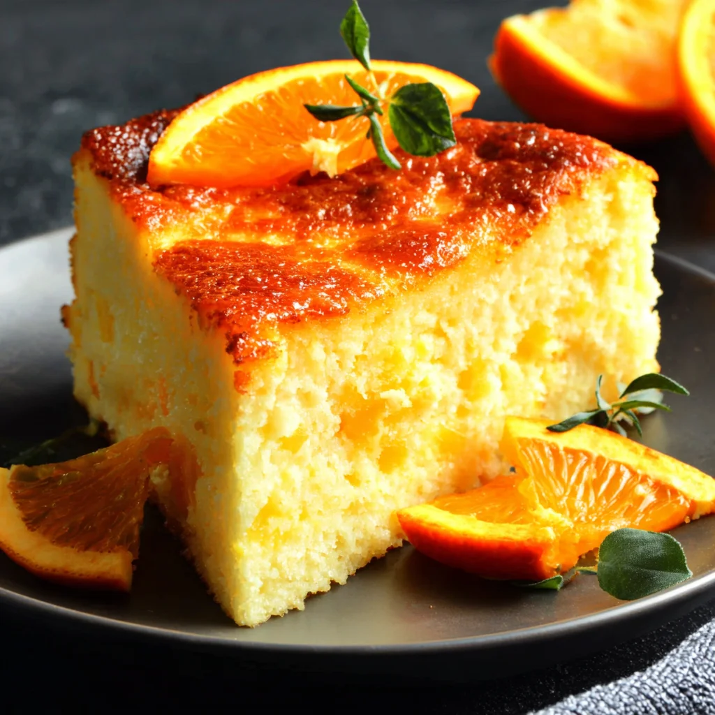 Pastel de naranja