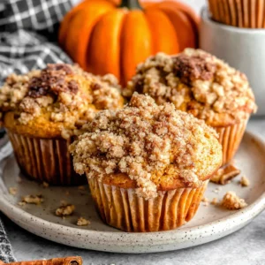 Pumpkin Crumb Muffins