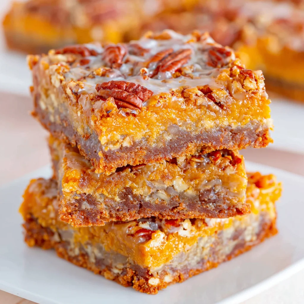 Pumpkin Magic Bars