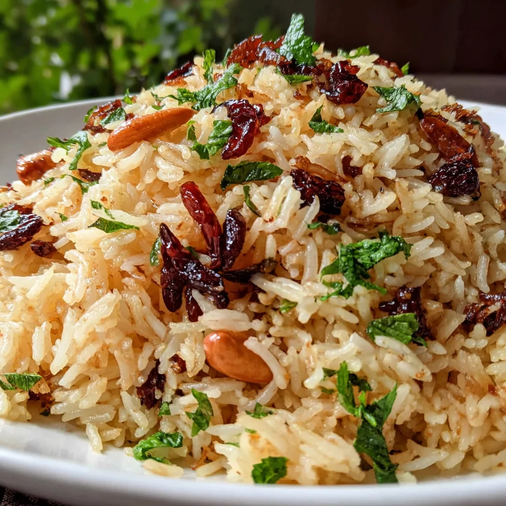 Receta de Arroz Árabe