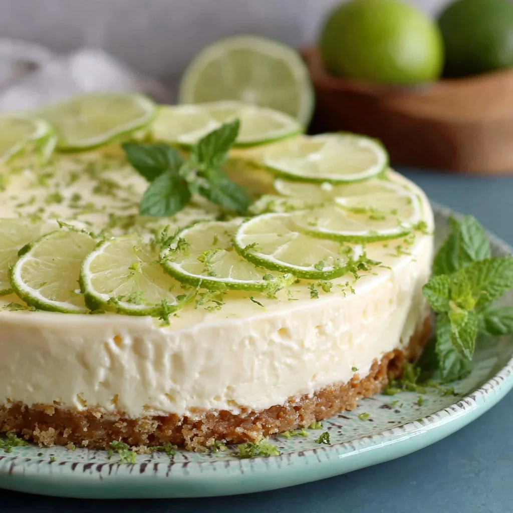 Tarta de Limón sin Horno