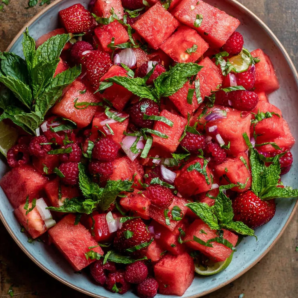 Watermelon Fruit Salad: A Refreshing Summer Delight