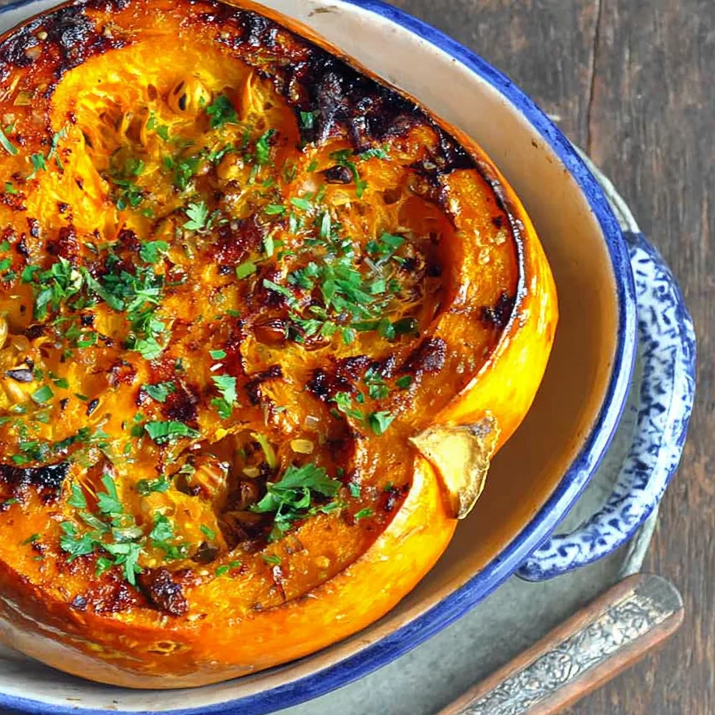 calabaza asada al horno