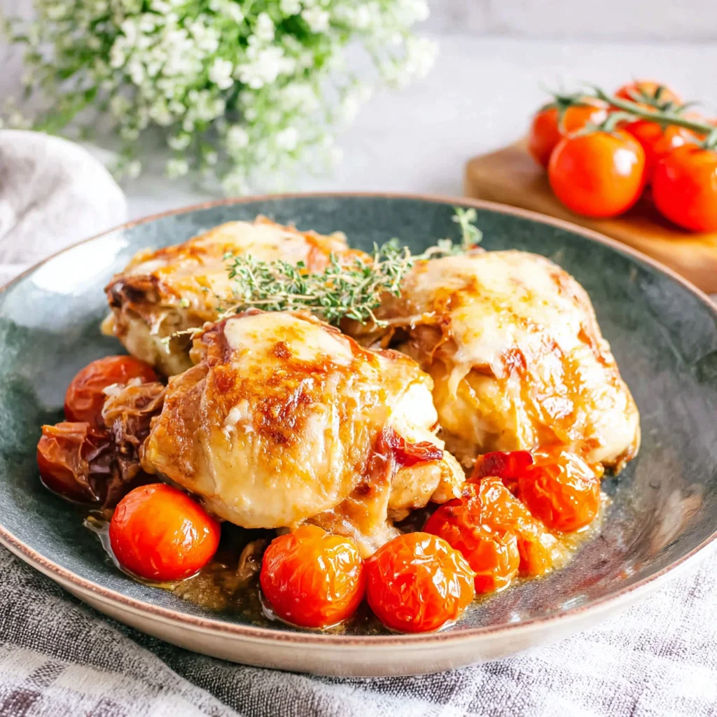 contramuslos de pollo al horno