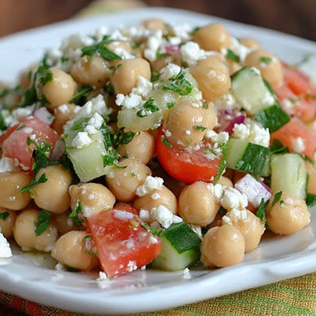 ensalada de garbanzos