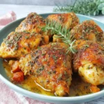 muslos de pollo al horno