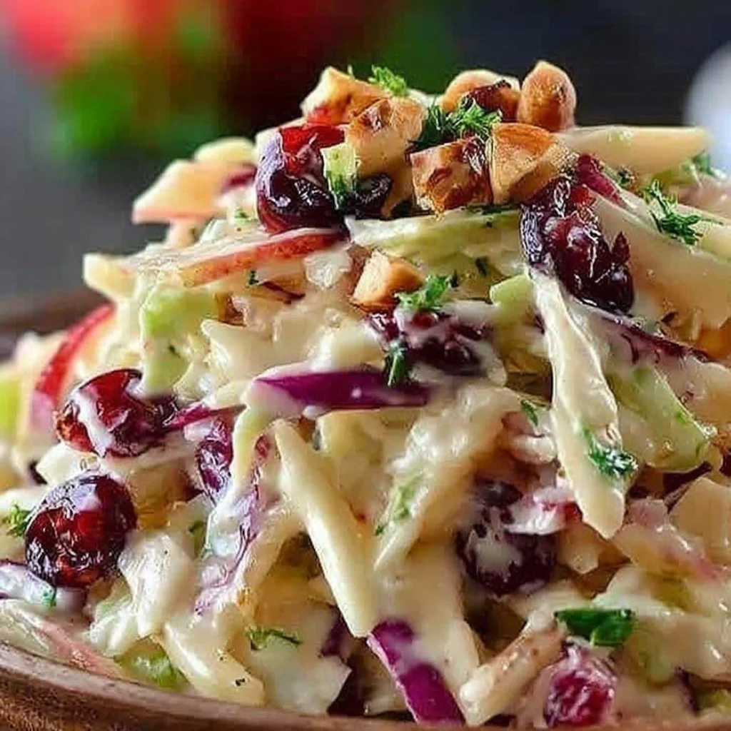 Apple Cranberry Coleslaw Recipe: A Festive & Flavorful Side Dish