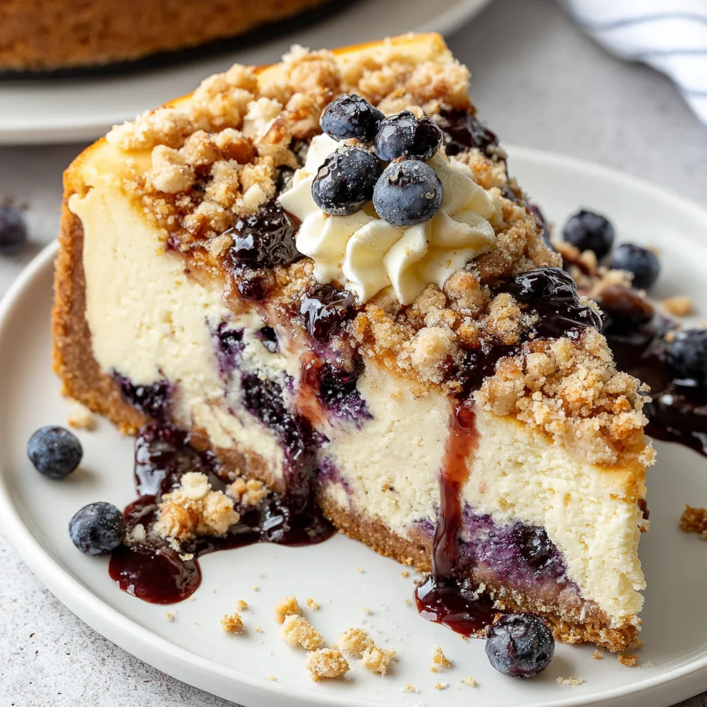 Blueberry Crumble Cheesecake: A Recipe for Pure Delight