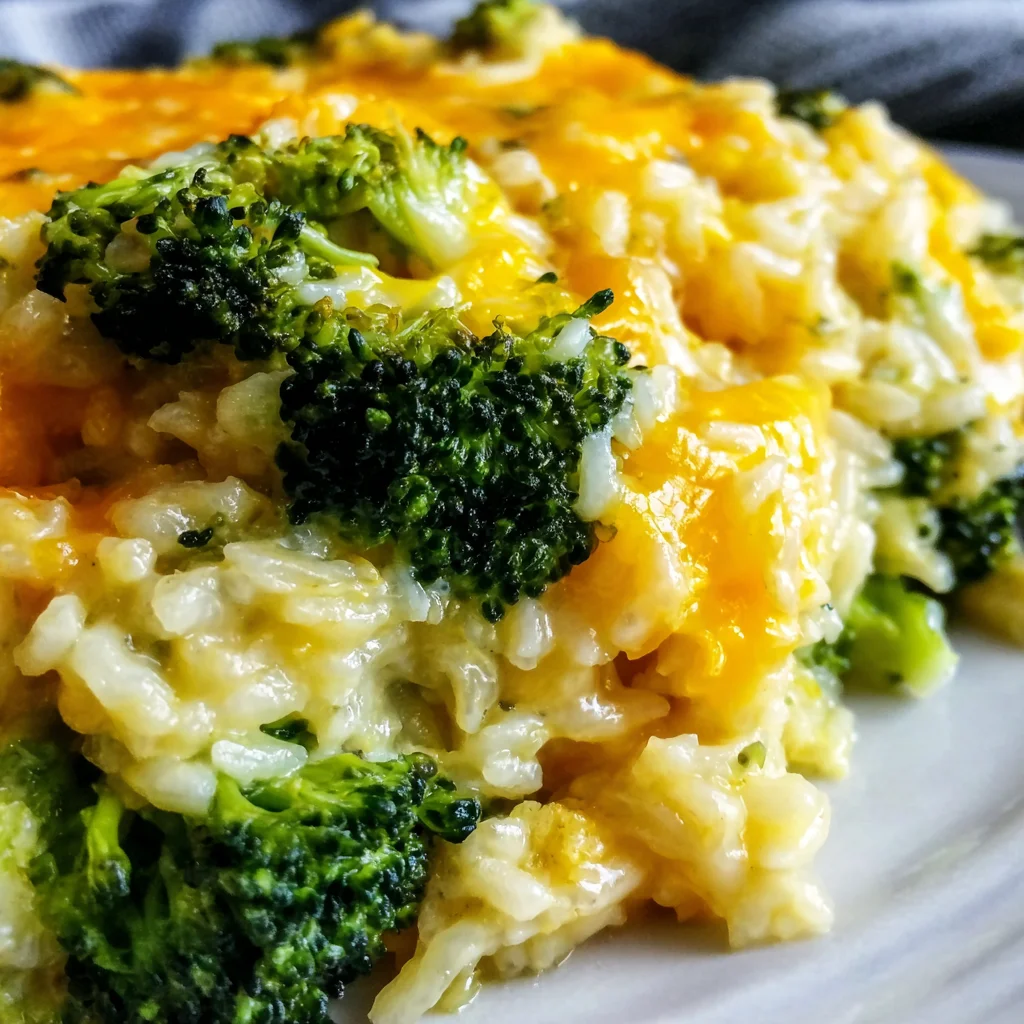 Broccoli Cheese Rice Casserole: A Creamy, Cheesy Delight
