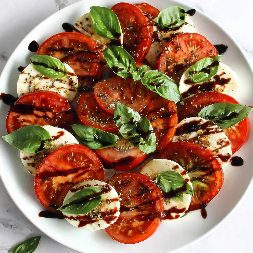 Caprese Salad with Balsamic Reduction: A Taste of Italy