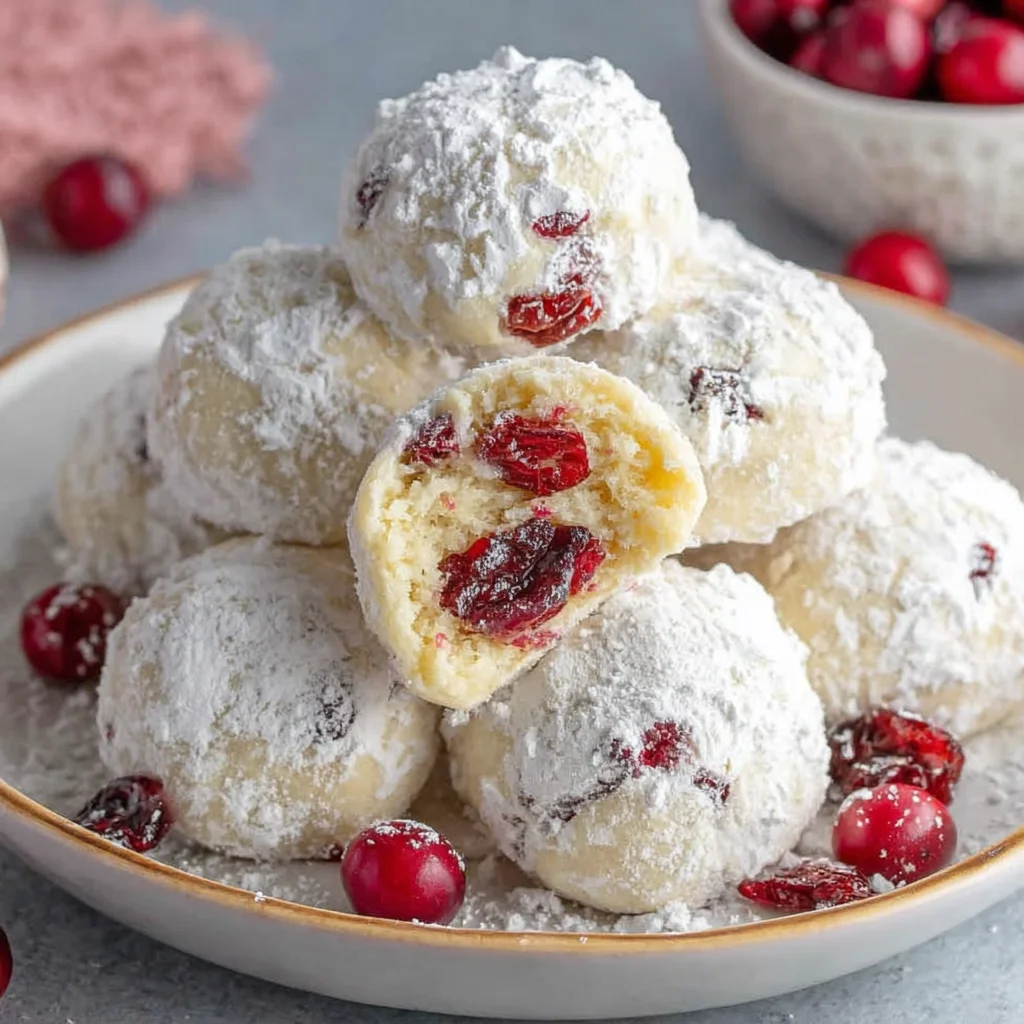 Cherry Snowball Cookies: A Festive Treat for Every Occasion