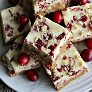 Cranberry Bliss Bars