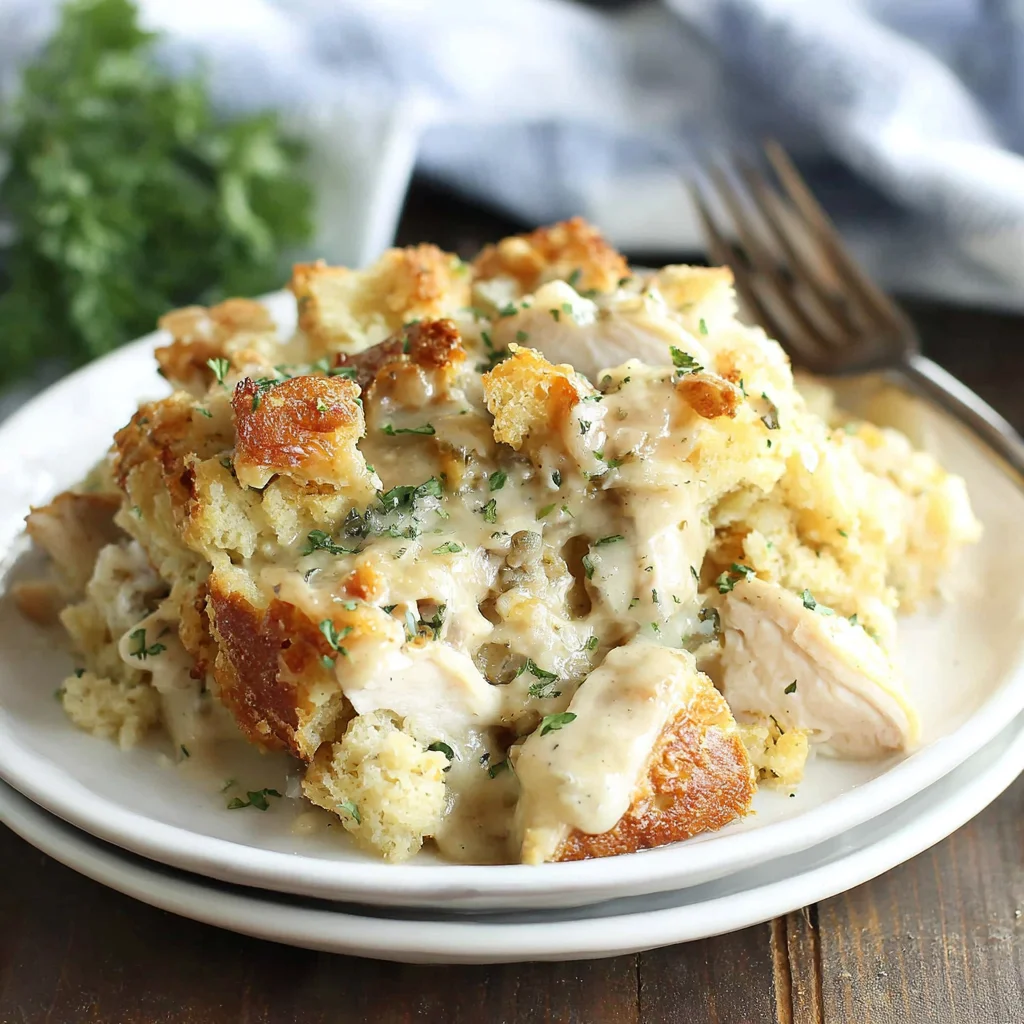 Creamy Chicken and Stuffing Casserole: A Comfort Food Classic