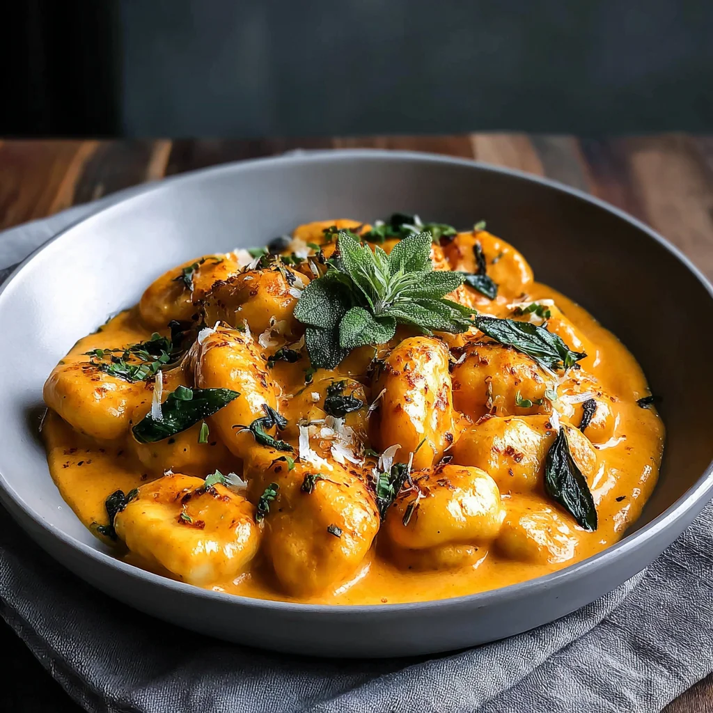Creamy Pumpkin Gnocchi Delight