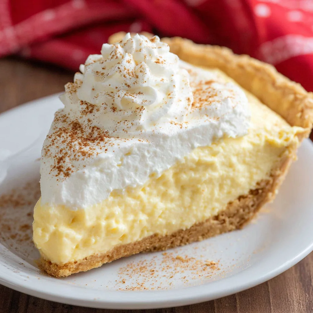 Eggnog Cream Pie: A Festive Holiday Delight