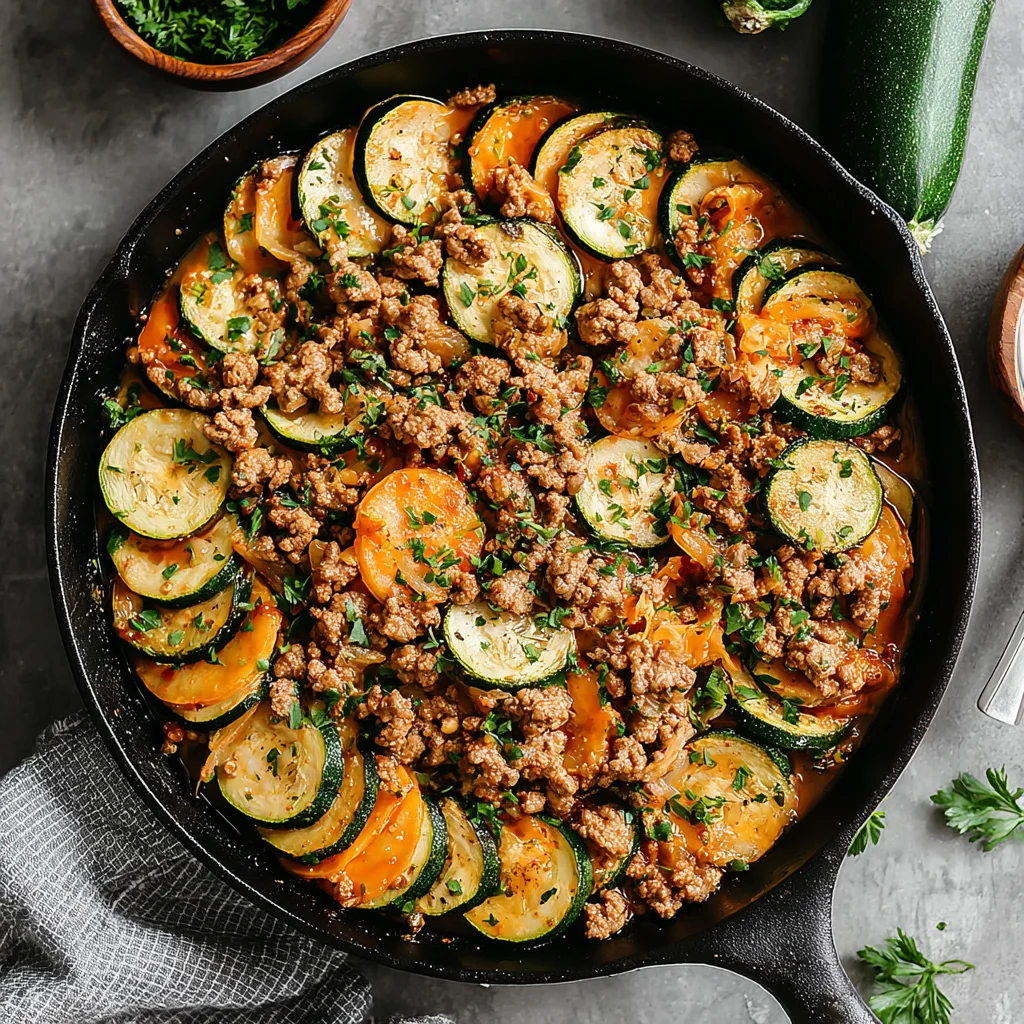 Ground Turkey and Zucchini Skillet: Your New Favorite 30-Minute Healthy Dinner
