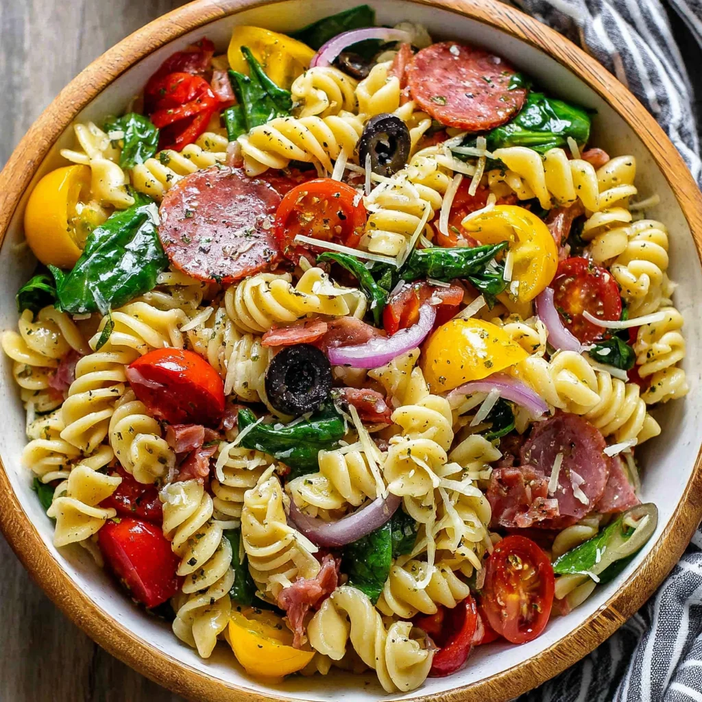 Italian Starter Pasta Salad: A Vibrant & Flavorful Mediterranean Delight