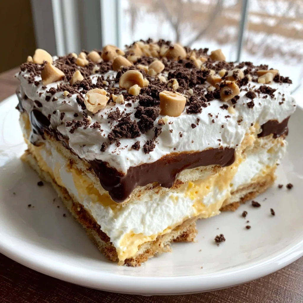 Peanut Butter Chocolate Eclair Cake: The Ultimate No-Bake Dessert Sensation