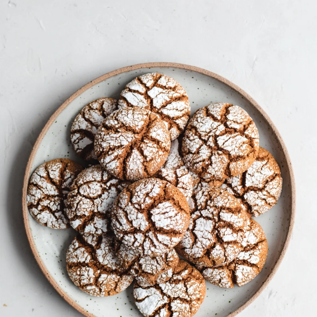 Soft and Spiced Gingerbread Crinkle Cookies: The Ultimate Holiday Treat