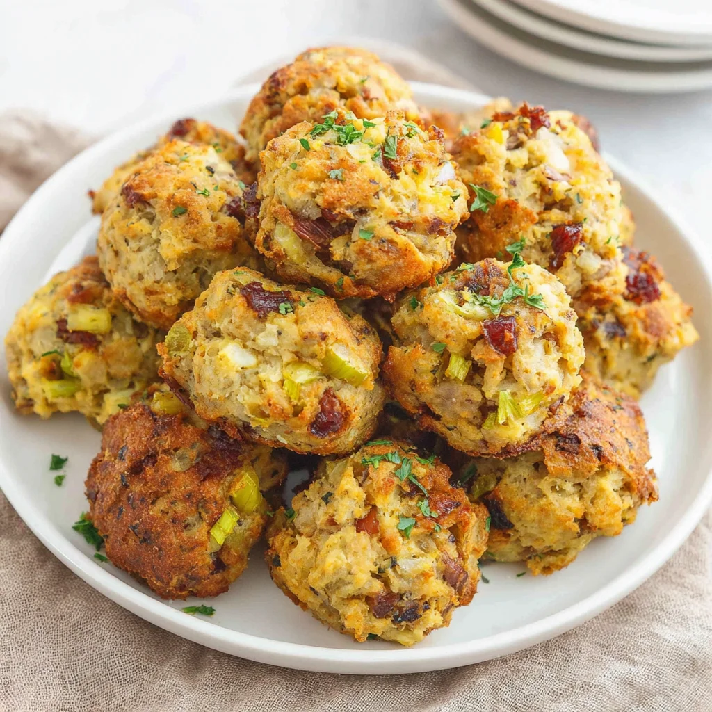 Savory Stuffing Balls: A Culinary Delight